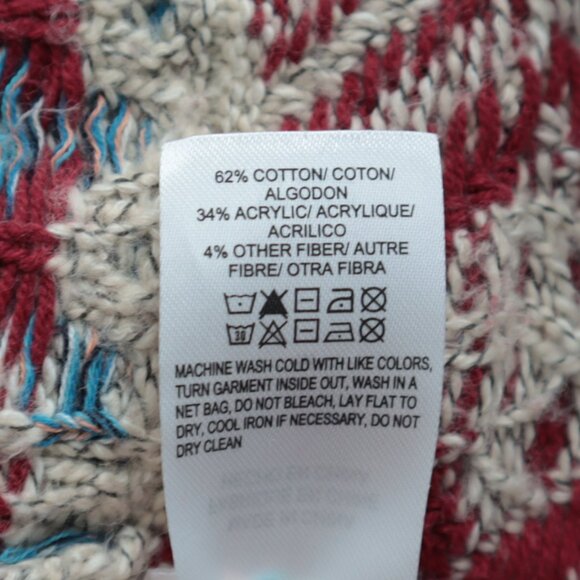 Lucky Brand Aztec Southwestern Open Front Cardigan | M - Picture 3 of 5
